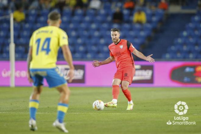 Mathieu Peybernes, en un partido con el Málaga (Foto: LaLiga).