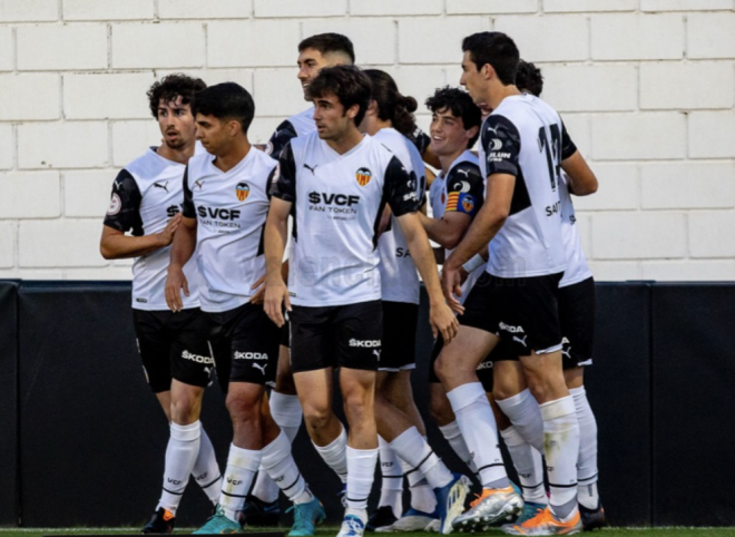El VCF Mestalla ganó por 6-0