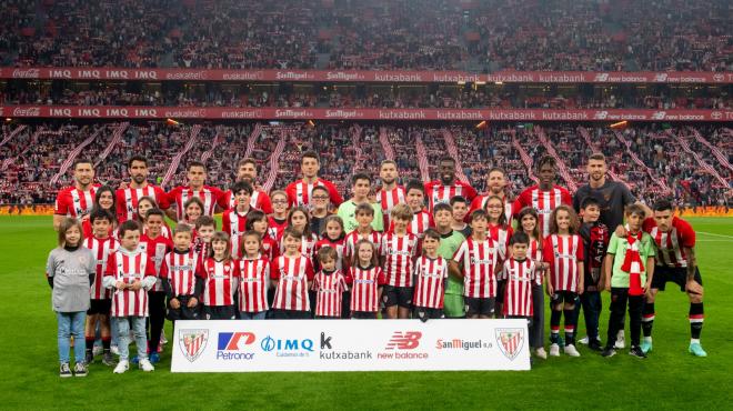 Este es el once que saca Marcelino García Toral ante el Atlético en San Mamés (Foto: Athletic Cl