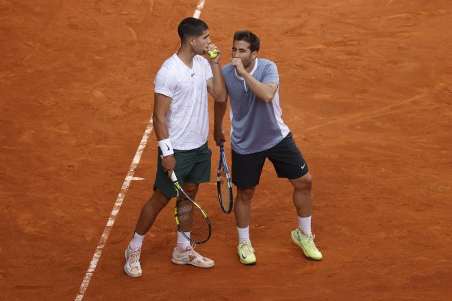 Marc López y Alcaraz, en el Open Madrid (FOTO: EFE).