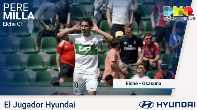 Pere Milla, Hyundai del Elche-Osasuna.