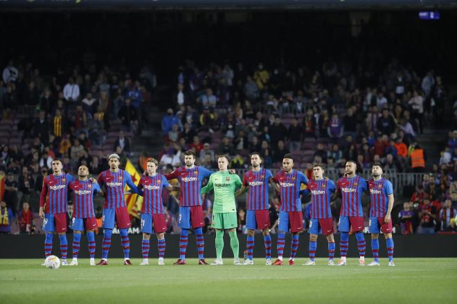 Once inicial del Barcelona ante el Mallorca (Foto: Cordon Press).