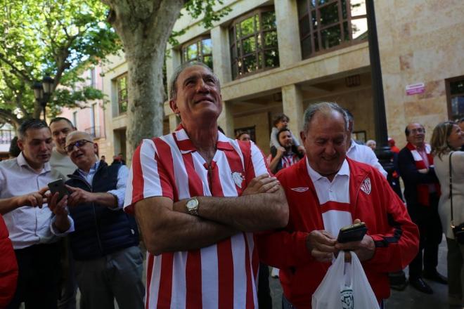 Andoni Goikoetxea en el Congreso de Peñas de Aspe (Foto: Athletic Club).