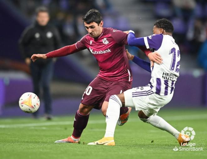 Lance del Real Valladolid-Sanse en Zorrilla (Foto: LaLiga).