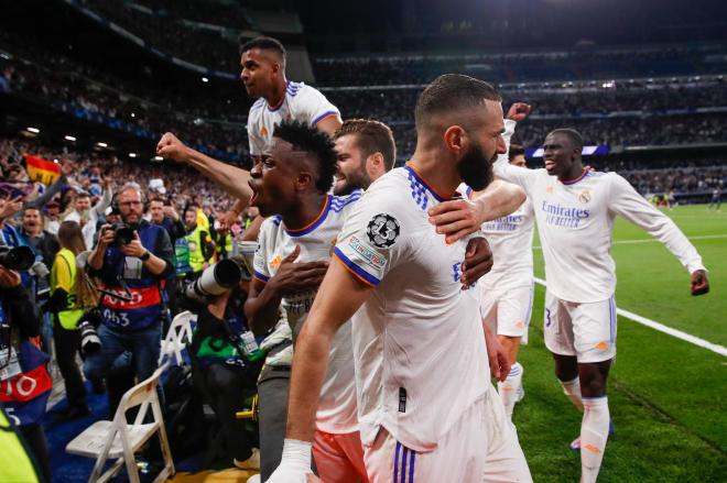 Celebración del Real Madrid ante el Manchester City (Foto: Cordon Press).