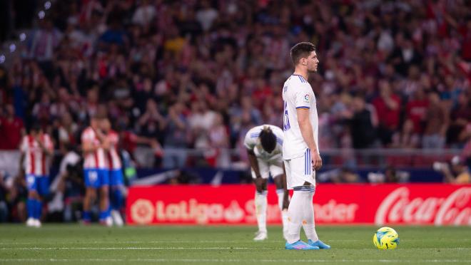 Jovic, durante el Atlético de Madrid-Real Madrid (Foto: Cordon Press).