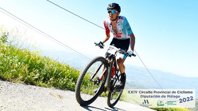 Víctor Pérez-Abela, en la Media Maratón de Periana.