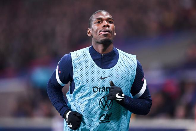 Paul Pogba, con la selección francesa (Foto: Cordon Press).