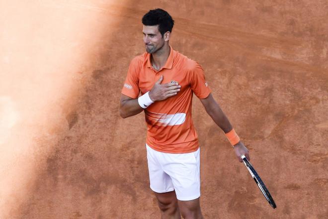 Novak Djokovic, durante el Masters 1.000 de Roma 2022 (Foto: Cordon Press).