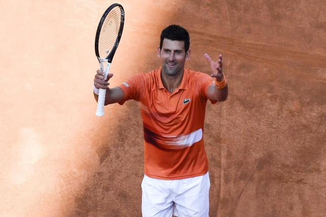 Novak Djokovic, durante el Masters 1.000 de Roma 2022 (Foto: Cordon Press).