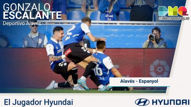 Escalante, Hyundai del Alavés-Espanyol.