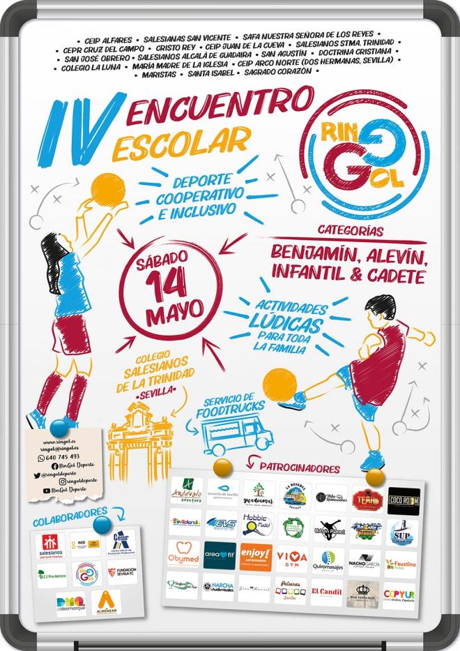 Cartel del encuentro de RinGol que se celebra en Sevilla.