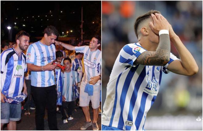 El Málaga, de celebrar jugar la Champions a mirar al descenso a Segunda B en diez años.