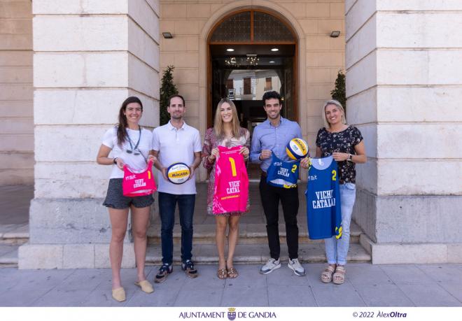 Gandia presenta el Circuito ‘Vichy Catalan’ Mediterranean Beach Volley