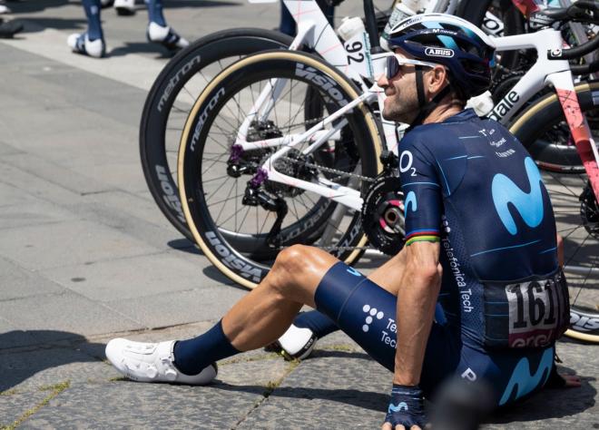 Valverde durante el Giro de Italia (Foto: EFE).
