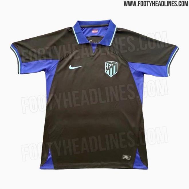 Las imágenes filtradas de la camiseta visitante del Atlético de Madrid para la 22/23 (Footy Headl