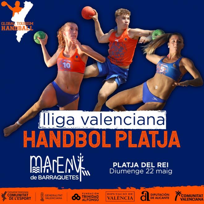 Mareny de Barraquetes acoge la segunda parada de la Lliga d’Handbol Platja