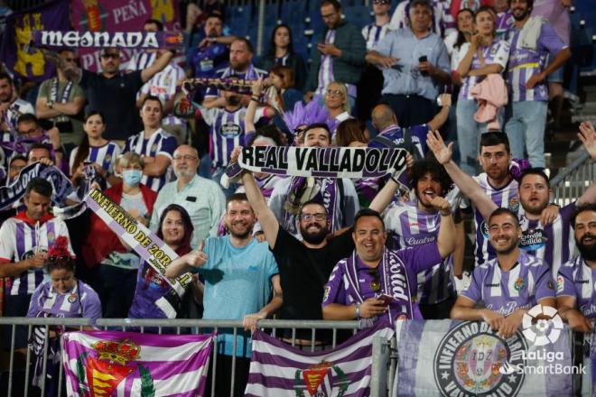 Afición del Real Valladolid desplazada a Ibiza (Foto: LaLiga)