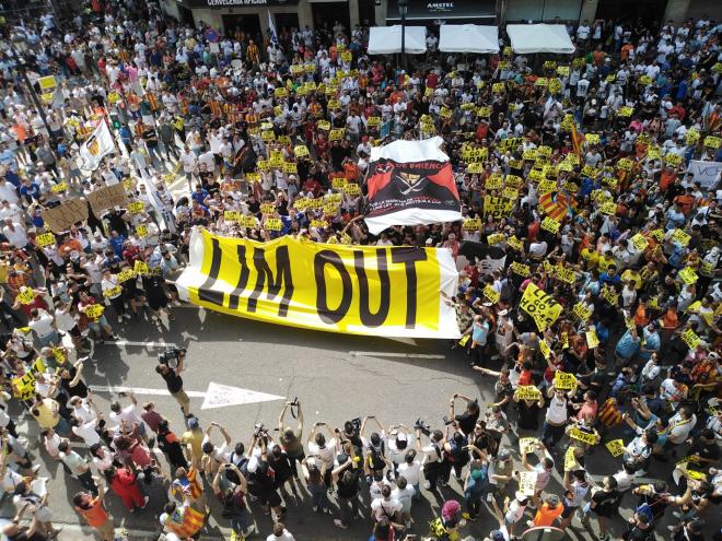 Manifestación contra Peter Lim, Meriton y Anil Murthy