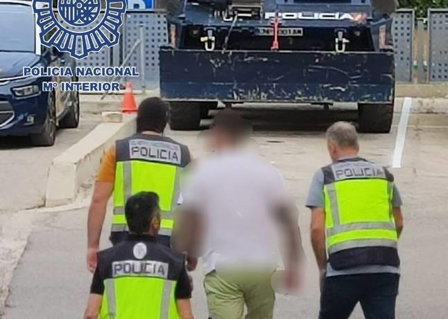 Detención de Niño Skin, un ultra del Real Madrid (Foto: Policía Nacional)
