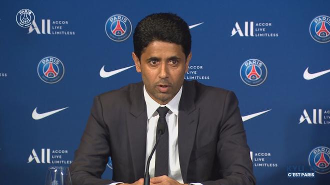 (Mediaset) Al Khelaifi contesta a Tebas: “Quizá tiene miedo a que la Ligue1 sea mejor que LaLiga