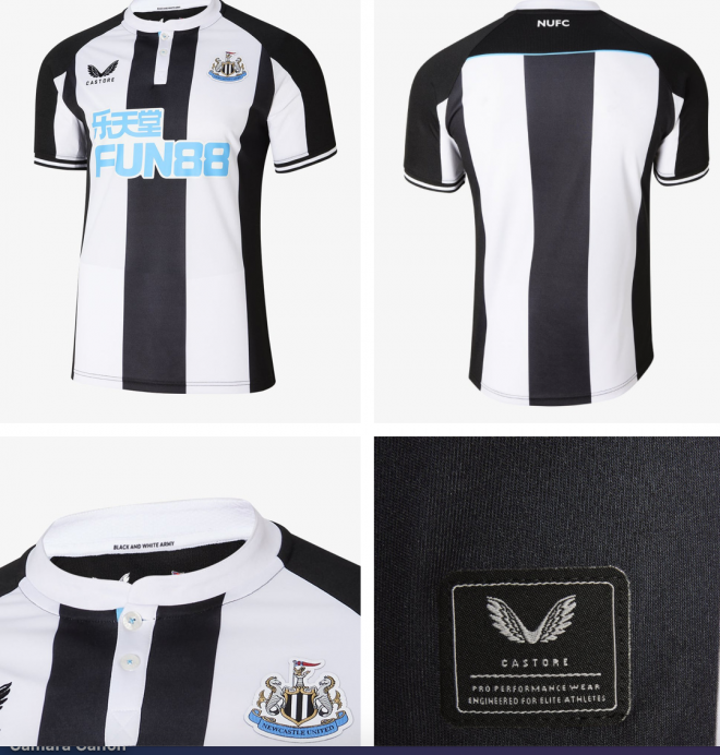 Camiseta Newcastle temporada 2021/22