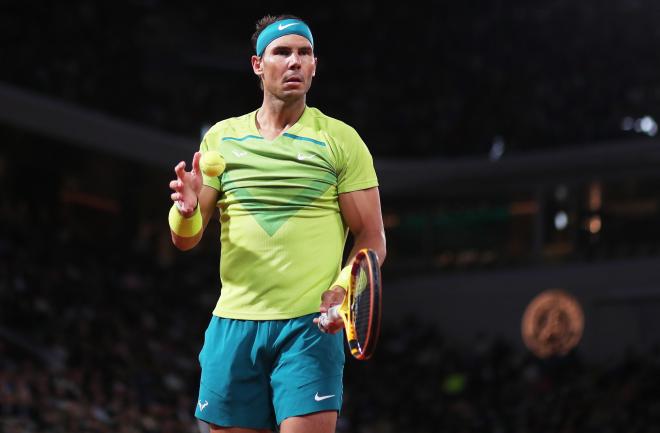 Rafa Nadal, en Roland Garros (Foto: EFE).
