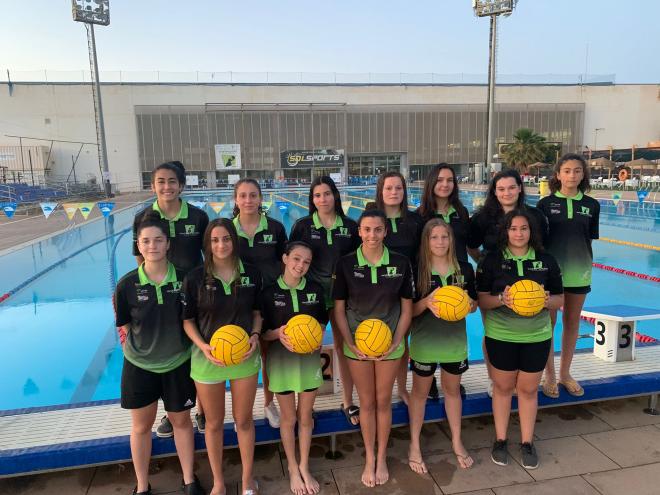 El Waterpolo Málaga femenino, en el Campeonato de España.