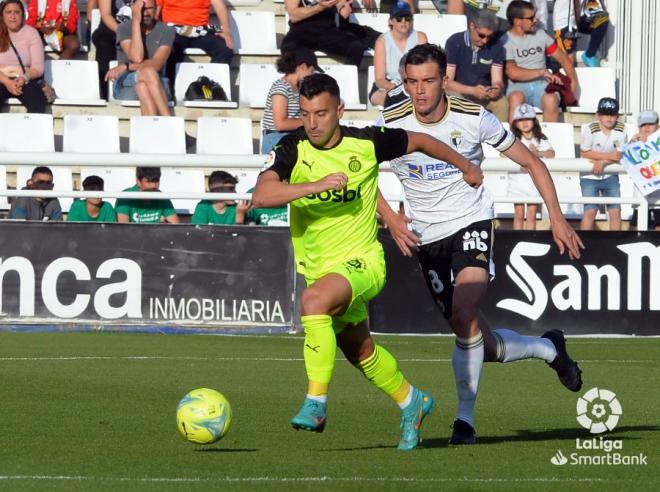 Lance del Burgos-Girona (Foto: LaLiga).