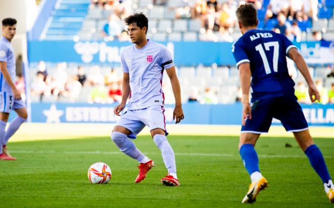 Lucas de Vega, jugador que interesa al Málaga CF (Foto: FC Barcelona)