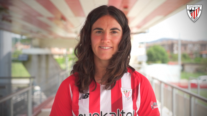 Eunate Arraiza, jugadora del Athletic de Bilbao