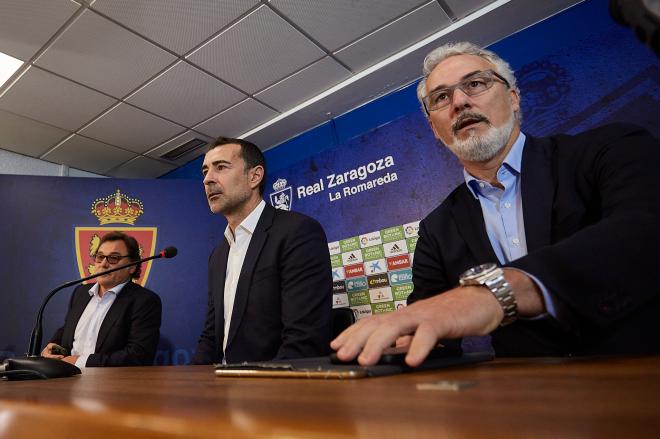 Presentación de Juan Carlos Carcedo en el Real Zaragoza