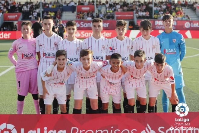 El XI del Sevilla ante el Barça en LaLiga Promises (Foto: LaLiga).