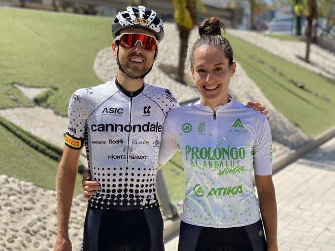 Pablo Guerrero y Azahara Pozuelo, ganadores de la Cronoescalada de Cártama.