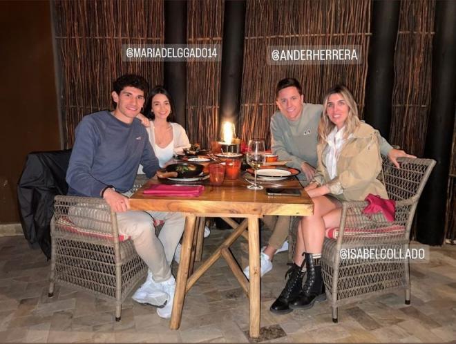 Jesús Vallejo y Ander Herrera, de cena en el Serengeti (Foto: Instagram - @jesusvallejo1997)