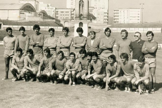 Plantilla del Dépor en la temporada 80/81 militando en 2ªB (Foto: RCD)