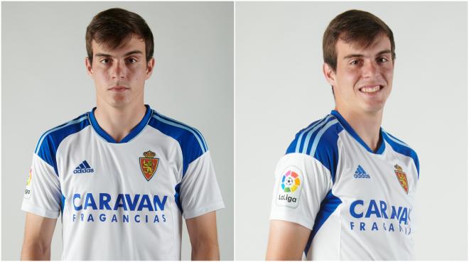 Nueva equipación del Real Zaragoza (Foto: Tino Gil).