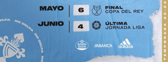 Calendario de la temporada 2022/23 (Foto: RC Celta).