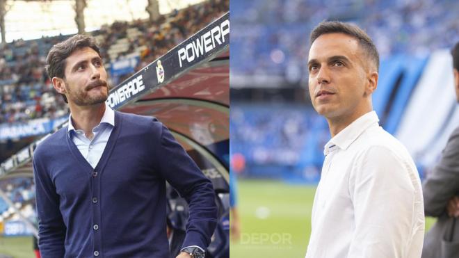 Borja Jiménez y Víctor Sánchez del Amo (Fotos: La Liga y Deportivo).