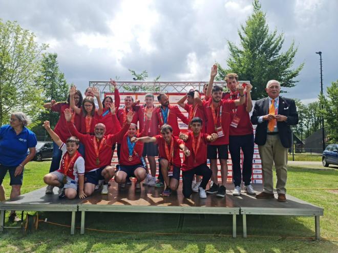 Estefania Alejos y Fran Calvo, campeones con España de los Special Olympics