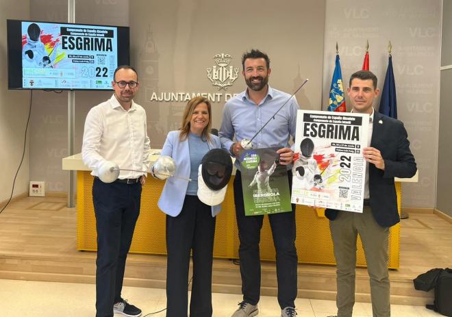 Más de 1.000 de tiradores se darán cita en València en el Campeonato Nacional de Esgrima 2022