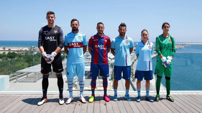 Equipaciones del Levante en la temporada 2016-2017