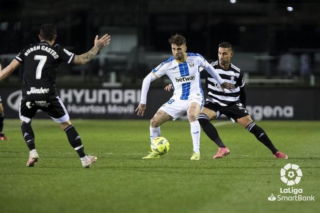 Rober Ibáñez, en un partido con el Leganés (Foto: LaLiga).