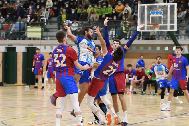 Castro, en un choque con el Trops Málaga (Foto: Emilio Duarte).