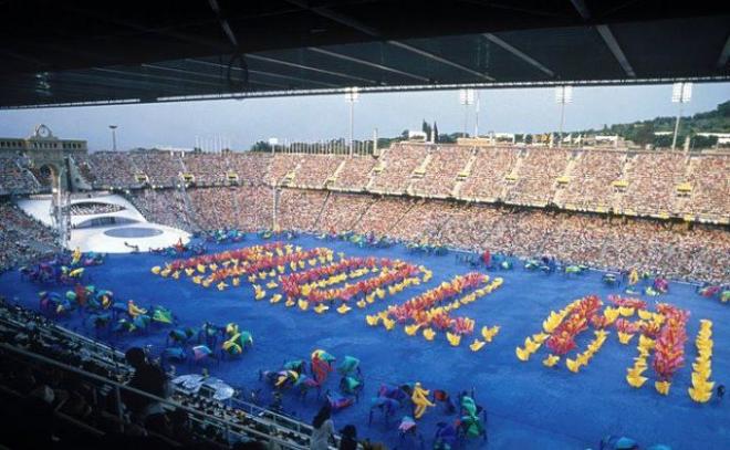 Inauguración de los Juegos Olímpicos de Barcelona 92