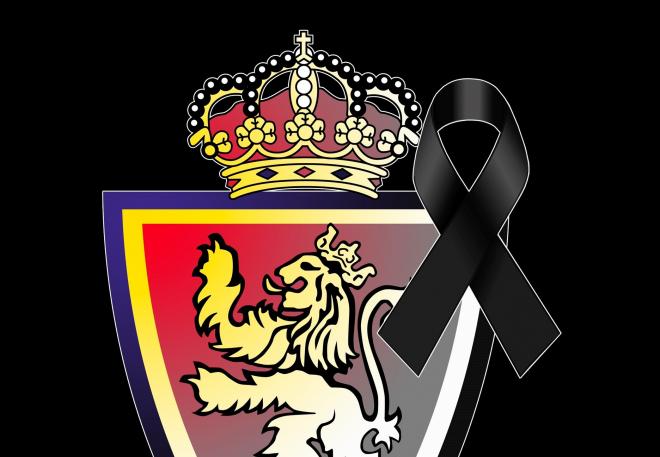 Luto del Real Zaragoza por el fallecimiento de García Castany.