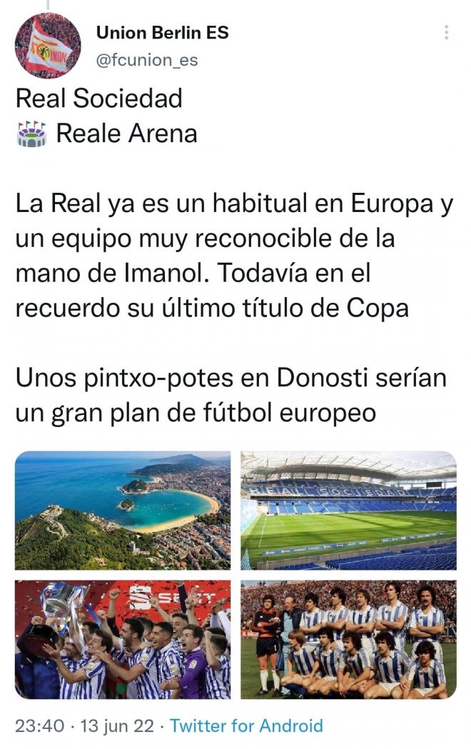 Razones para querer que la Real Sociedad sea el rival en la Europa League.