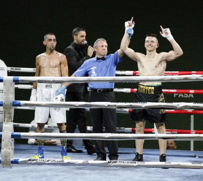 Otro triunfo de Jokin 'Hunter' García en una velada de boxeo celebrada en el Club Deportivo Bilbao.
