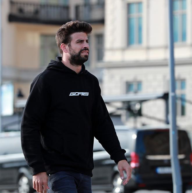 Gerard Piqué, paseando por Estocolmo el 17 de junio de 2022 (Foto: Cordon Press).