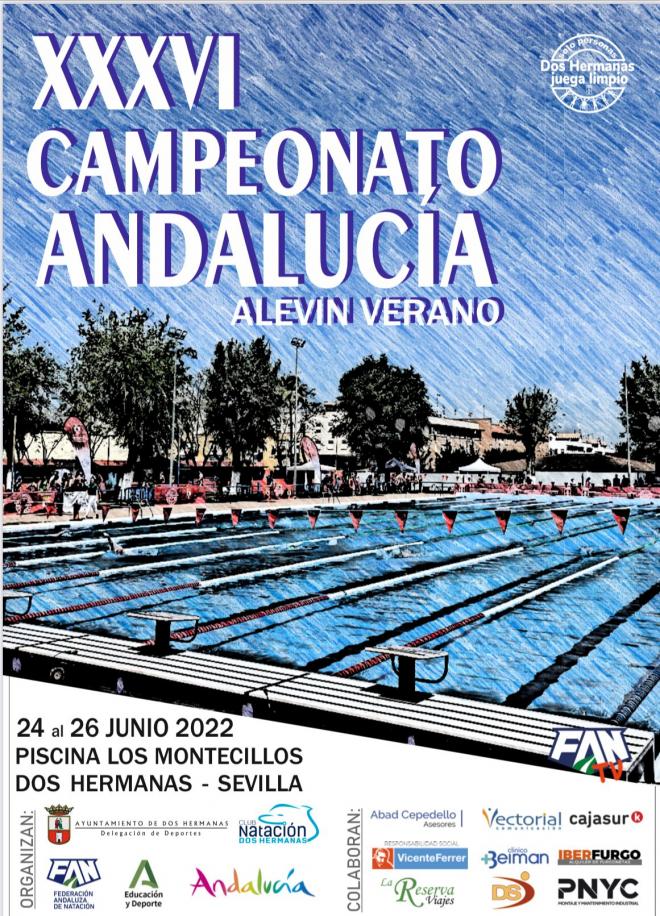 Cartel del campeonato de Andalucía.